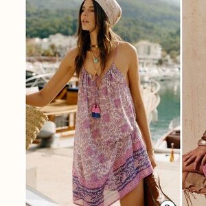 BNWOT! Spell starlet little bird strapped mini dress